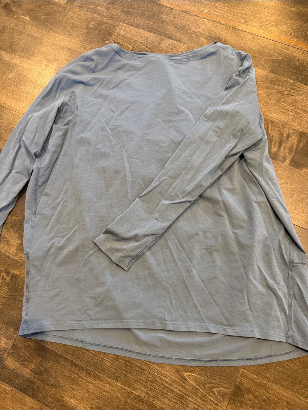 lululemon athletica Sky Blue Crew Neck Long Sleeve